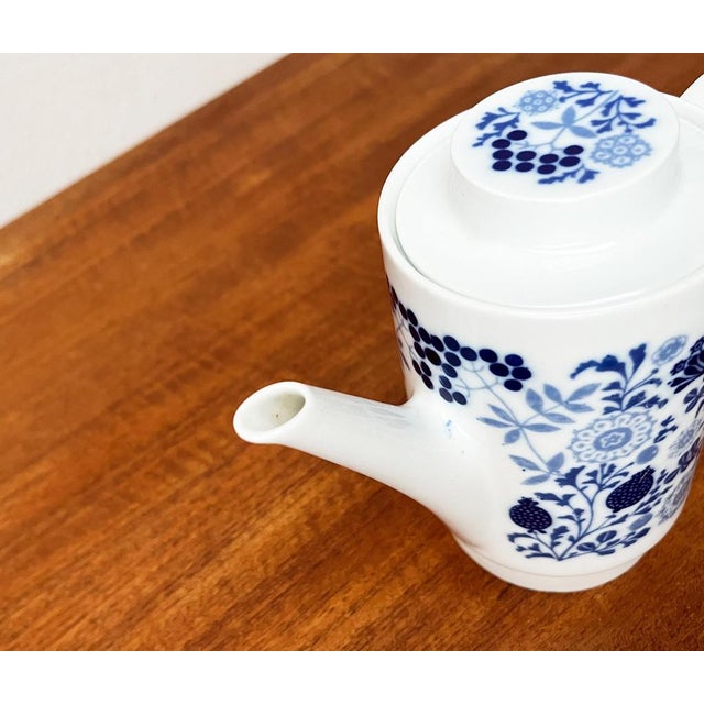 Mid-Century German Ceramic Tea or Coffee Pot Series Hamburg Form 20 Decor Blumenspiel by Lieselotte Kantner for Melitta, 1960s For Sale - Image 17 of 18