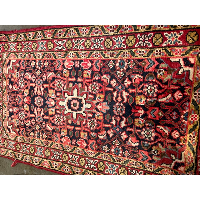 1990s 1990s Handwoven Persian Hamedan Area Rug 2'0" X 3'3" For Sale - Image 5 of 6