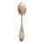 Antique Wm Rogers Silverplate "Olive" Pattern Shell Sugar Spoon For Sale