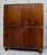 Brown Vintage Teak Military Campaign Secretaire, 1940 For Sale - Image 8 of 11