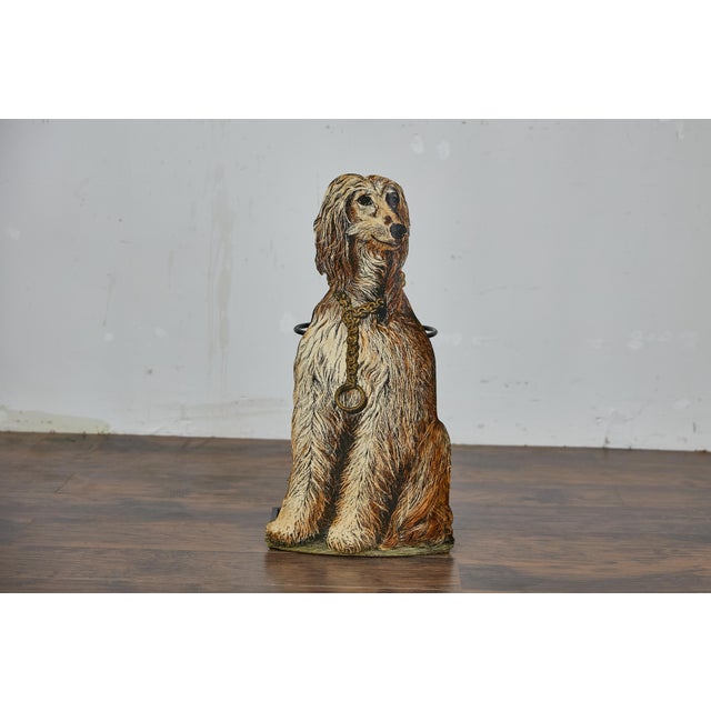 Victorian 19th Century English Cast Iron Dog Umbrella Stand – Entryway Accent For Sale - Image 4 of 12