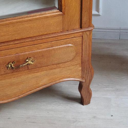 Antique Art Nouveau Mirrored Wardrobe with Drawers, France, 1900s For Sale - Image 9 of 18