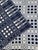 Early 19Thc Woven Double Weave Coverlet in Indigo & White For Sale In Los Angeles - Image 6 of 11