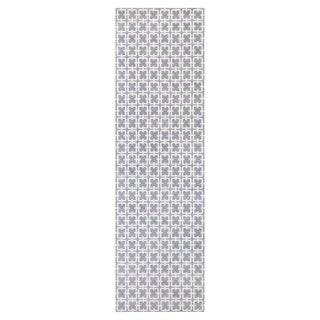 Contemporary Geometric High-low Knotted Wool Runner by Doris Leslie Blau For Sale