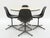 Metal Set of Eames upholstered side chairs by Herman Miller For Sale - Image 7 of 8