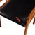 Wood Set of Six Italian Olive Wood Armchairs, C. 1965. For Sale - Image 7 of 8