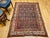 Navy Blue Vintage Persian Malayer Rug, Hand-Knotted Wool, Paisley Pattern, 5x6, Navy & Ivory For Sale - Image 8 of 18