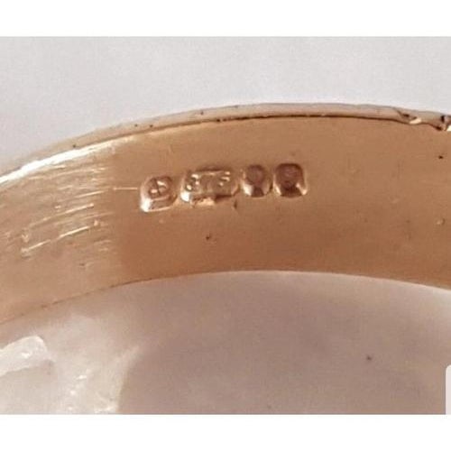 Vintage 9ct Yellow Gold Buckle Ring, 1982 For Sale - Image 15 of 18