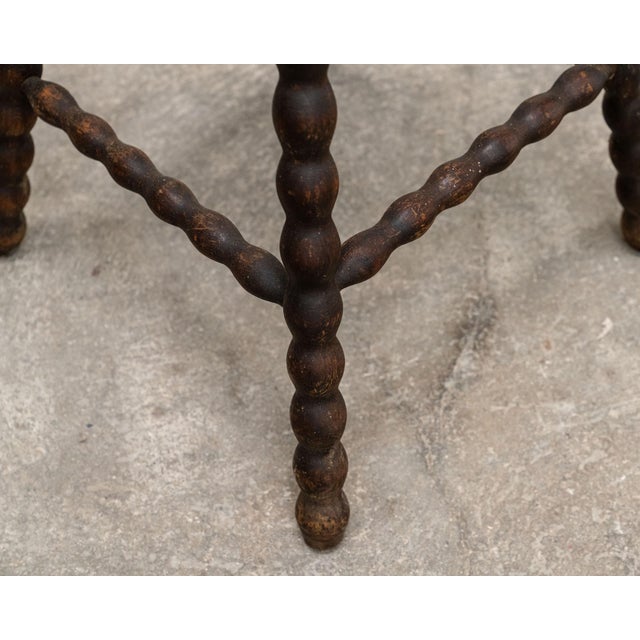 Antique Beechwood Bar Stools, 1900, Set of 2 For Sale - Image 6 of 8