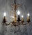 Antique Art Nouveau Gilded Metal and Murano Glass Drop Chandelier, 1920s For Sale - Image 10 of 14