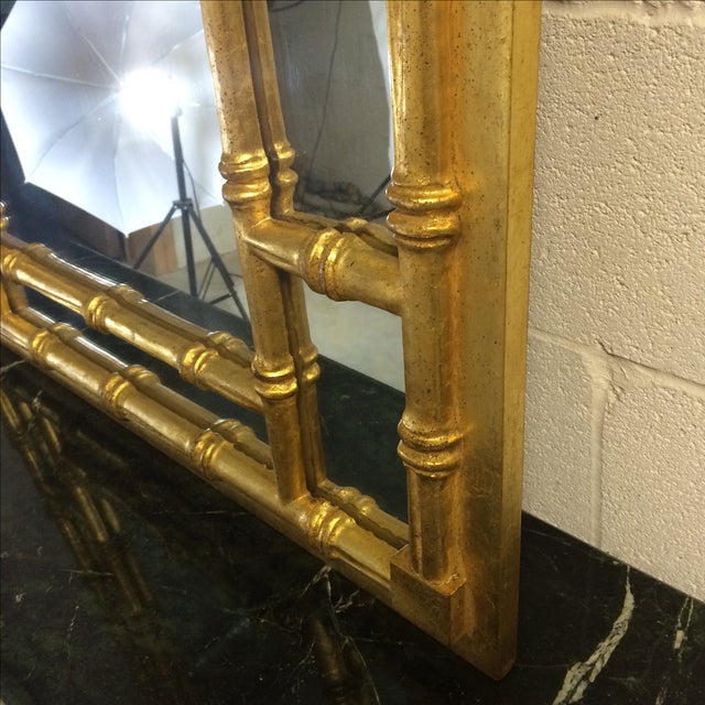 Gold BambooStyle Mirror Chairish