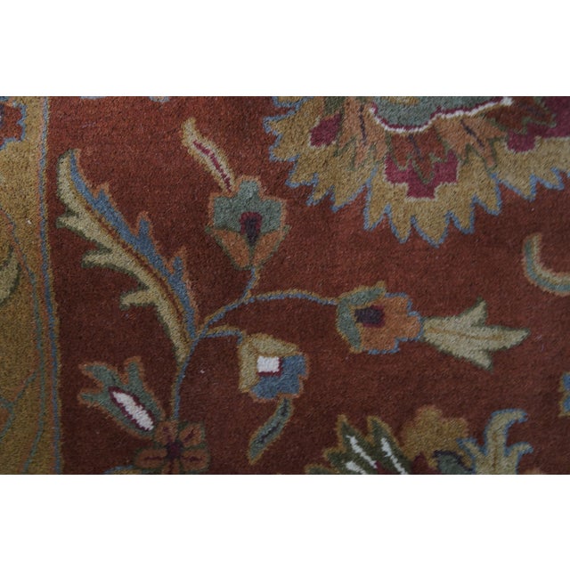 Safavieh Heritage 820 Red Floral All Over Geometric Wool Area Rug 10' X 14' For Sale - Image 10 of 13