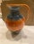 Ceramic 1980s French Provence Multi-Color Glazed Decorative Ceramic Pitcher For Sale - Image 7 of 10