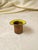 Serge Nekrassoff Enamel Copper Ashtray Smoking Collection Arts and Crafts Mid Century Canary Yellow Nested Ladle Set William Morris Style Decor For Sale - Image 9 of 15