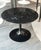 1960s Marquina Black Circular Marble Pedestal Table by Eero Saarinen for Edition Knoll, 1960s For Sale - Image 5 of 7