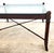 1980s Maitland Smith Style Faux Bamboo Glass & Leather Cocktail Table For Sale - Image 5 of 13