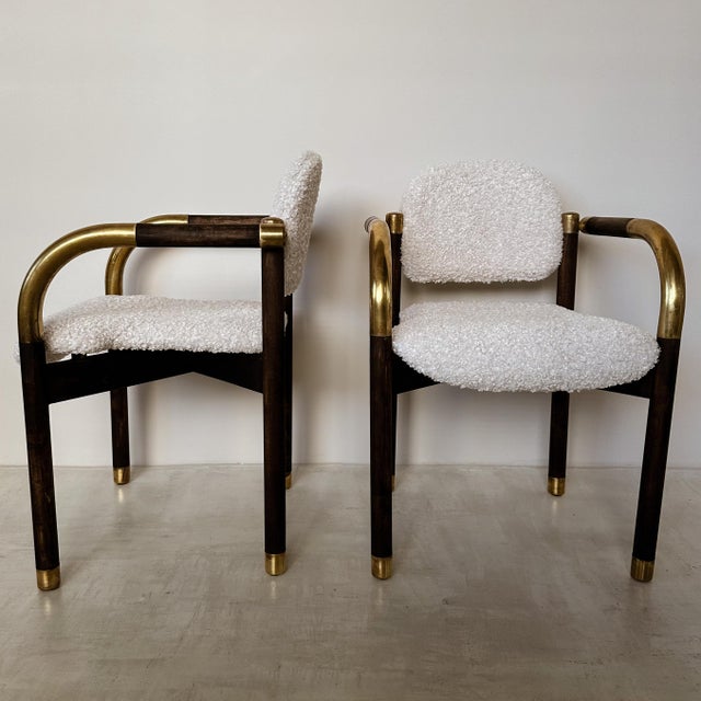 Beige Brutalist Sass Armchairs from Idea, 1988, Set of 4 For Sale - Image 8 of 12