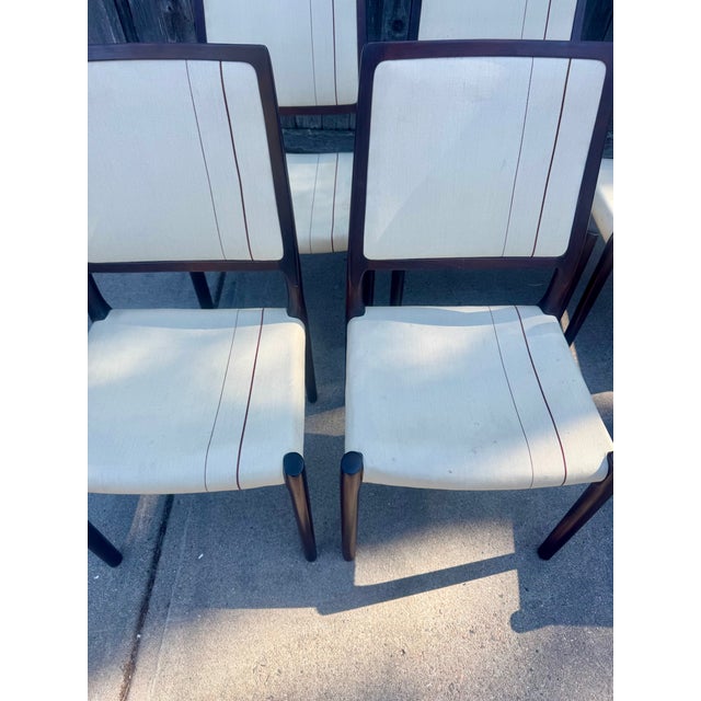 Brown Jl Møller Model 86 Rosewood Dining Chairs - Set of 8 For Sale - Image 8 of 13