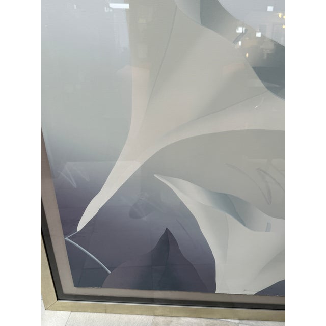 1990s Nancy Denison Harlequin Calla Lily Signed Serigraphs, Set of Two For Sale - Image 5 of 12
