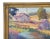 Grass Valley California farmland and pond landscape oil painting on artist canvas panel by listed artist Silvio Silvestri...