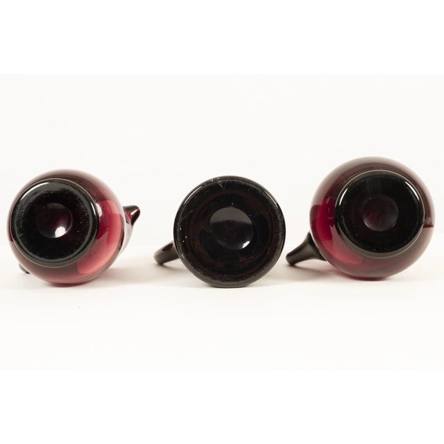 Glass Pitchers by Per Lütken for Holmegaard, 1950s, Set of 3 For Sale - Image 11 of 12