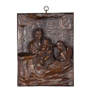 19th Century Relief Woodcarving by Hermann Steiner Meran For Sale