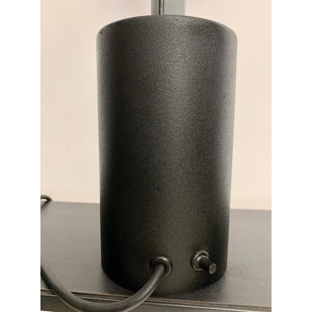 Metal Ron Rezek Red, Gray and Black Model 110 Desk Lamp For Sale - Image 7 of 12