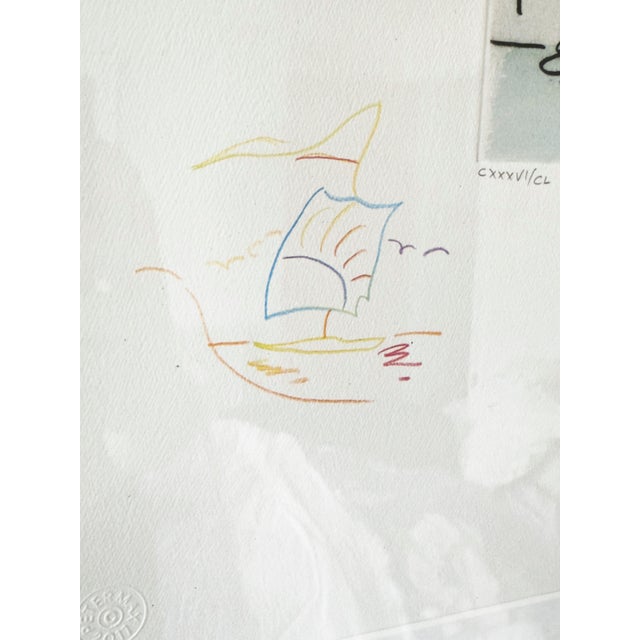 Late 20th Century Peter Max "Vase of Flowers II " Hand-Colored Etching With Remarques, Signed Limited Edition For Sale In New York - Image 6 of 14