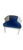 Hollywood Regency Italian Cobalt Blue Velvet Cane Back Chair Vintage For Sale - Image 9 of 9