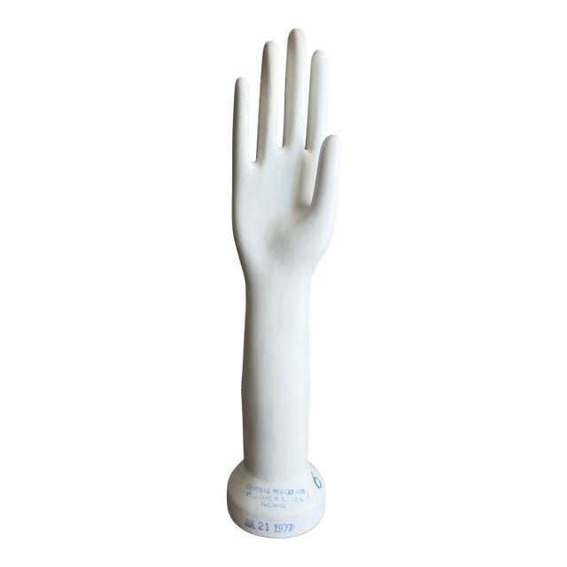 Vintage Porcelain Glove Mold For Sale