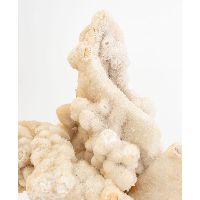 Contemporary Druzy Quartz Crystal Mineral Specimen For Sale - Image 3 of 6