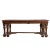 1900 - 1909 Early 20th Century French Carved Walnut 3 Drawer Console Server Table For Sale - Image 5 of 10