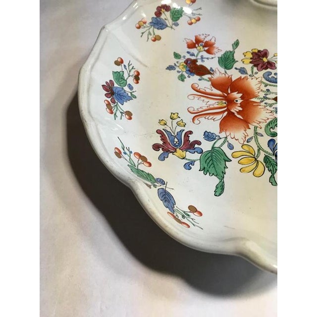 Mid-18th Century Porcelain Hand Painted Tulip Decor Bowl by Richard Ginori, 1750 For Sale - Image 11 of 18