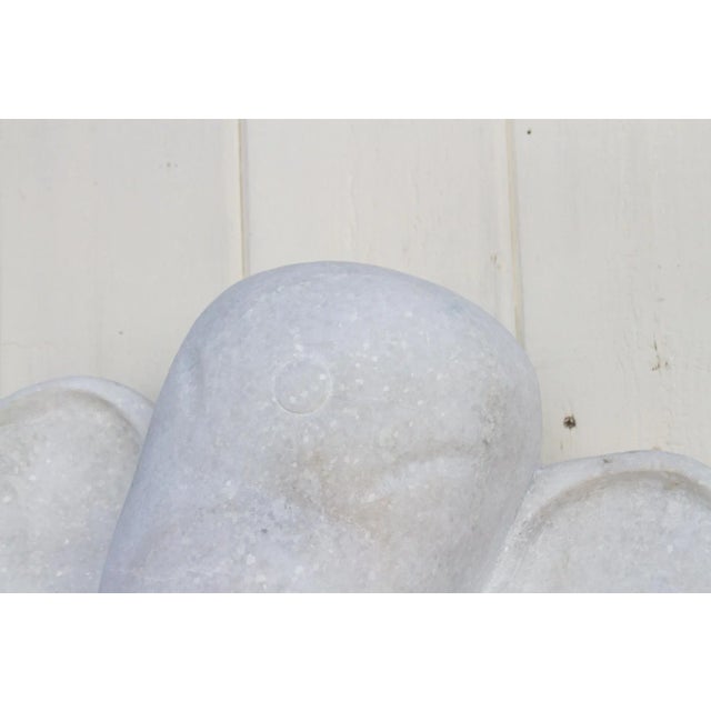 1990s Tall Handcarved Modern Marble Ganesha For Sale - Image 5 of 11