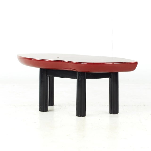 Jay Spectre Jay Spectre Mid Century Joan Crawford Lips Coffee Table For Sale - Image 4 of 11