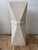 1980s Postmodern Faceted Plaster Pedestal or Sculpture Stand For Sale In New York - Image 6 of 9