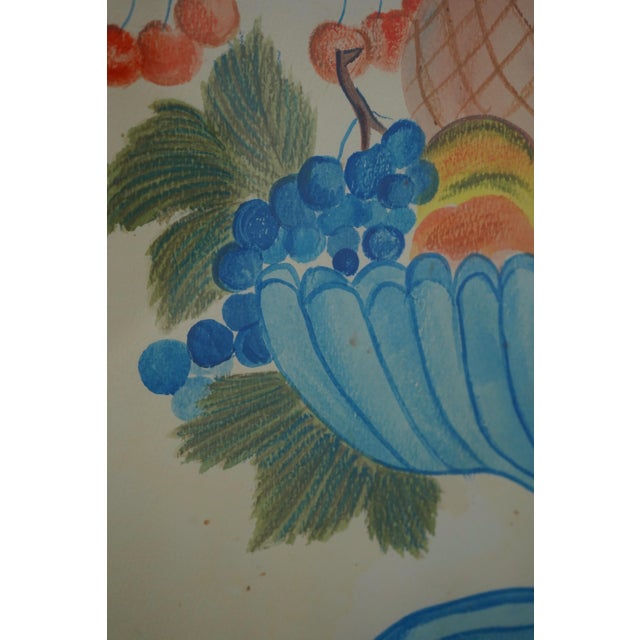 The Federalist Hand Painted Water Color Theorem For Sale - Image 4 of 9