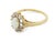 Modernist Opal and Tanzanite 14k Yellow Gold Jewelry Set, 3 For Sale - Image 4 of 12