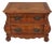 Vintage Henredon French Louis XV Style Two Drawer Bombe Chest Nightstand or Side Table For Sale