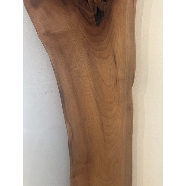 Brown One-of-a-Kind Sculptural Live Edge Wood Wall Art For Sale - Image 8 of 8