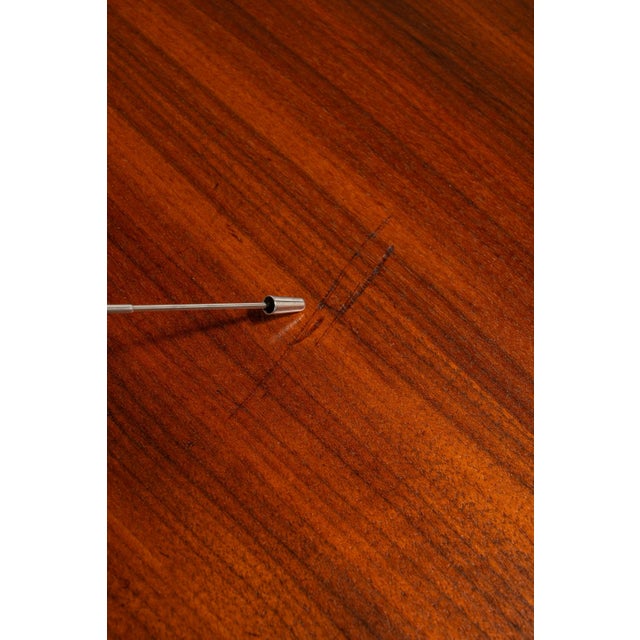 Substantial 6 Foot MCM Modernist Handmade Minimalist Custom-Made Studio / Gallery Dining Table in Walnut, Usa, C. 1980s For Sale - Image 16 of 18