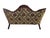 Victorian Vintage Kimball Victorian Reproduction Mahogany Sofa For Sale - Image 3 of 8
