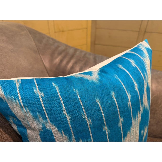 Modern 1990s Handwoven Vertical Stripe Pilow Cover For Sale - Image 3 of 11