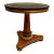 Biedermeier Table Carved Giltwood Marquina Marble Top. Invitinghome. For Sale