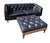 Black Experience the Classic Heritage &Contemporary Clean Lines With the Monrowe Leather Loveseat With a Custom Ottoman For Sale - Image 8 of 11