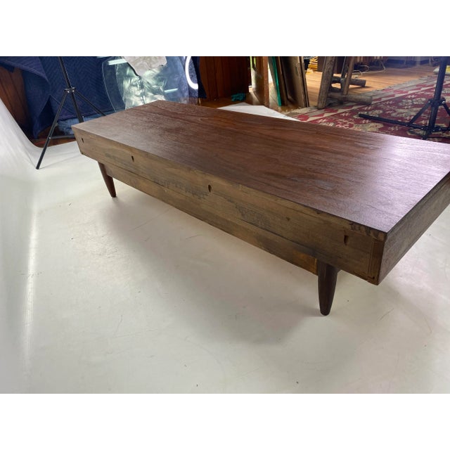 American of Martinsville Walnut Bench by Merton Gershun For Sale - Image 12 of 13