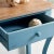 Safavieh Katie Console with 2 Storage Drawer - Blue/Oak For Sale - Image 4 of 11