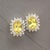 Natural Sapphire Diamond Stud Earrings 14k W Gold 1.71 TCW Certified For Sale - Image 17 of 17