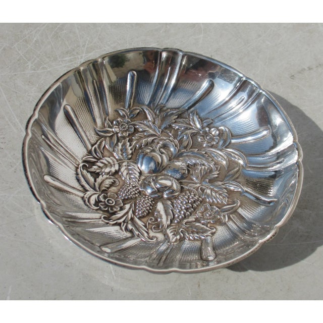 Mid-Century Modern Sterling Silver Cabdy Dish by Kirk & Son Circa 1940s For Sale - Image 3 of 5