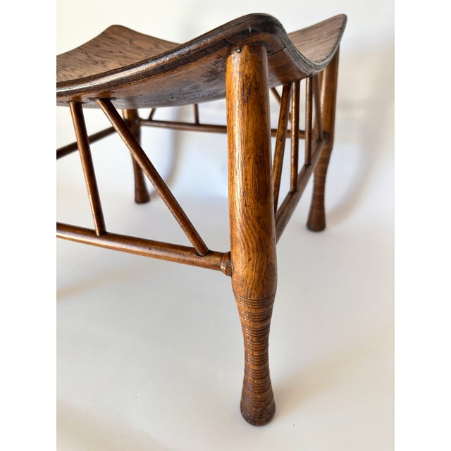 Liberty & Co. Egyptian Revival Thebes Stool by Liberty of London, Early 20th Century For Sale - Image 4 of 16